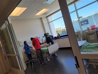 Students got hands-on experience in a real-world clinical setting.