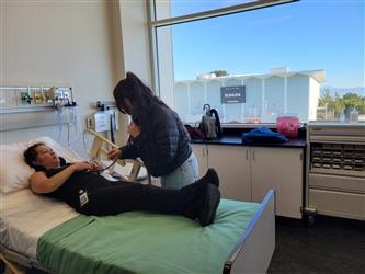 Students got hands-on experience in a real-world clinical setting.