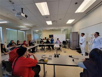 Students got hands-on experience in a real-world clinical setting.